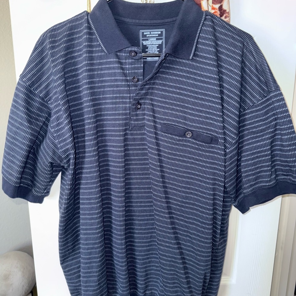 Men’s Safe Harbor Striped Polo Shirt